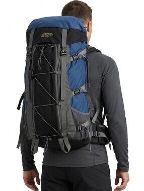 MEC 75L 2 In 1 Blue Hiking Travel Backpack